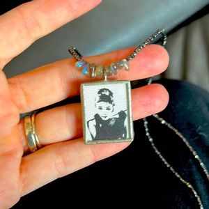 Breakfast at Tiffany’s hand beaded necklace